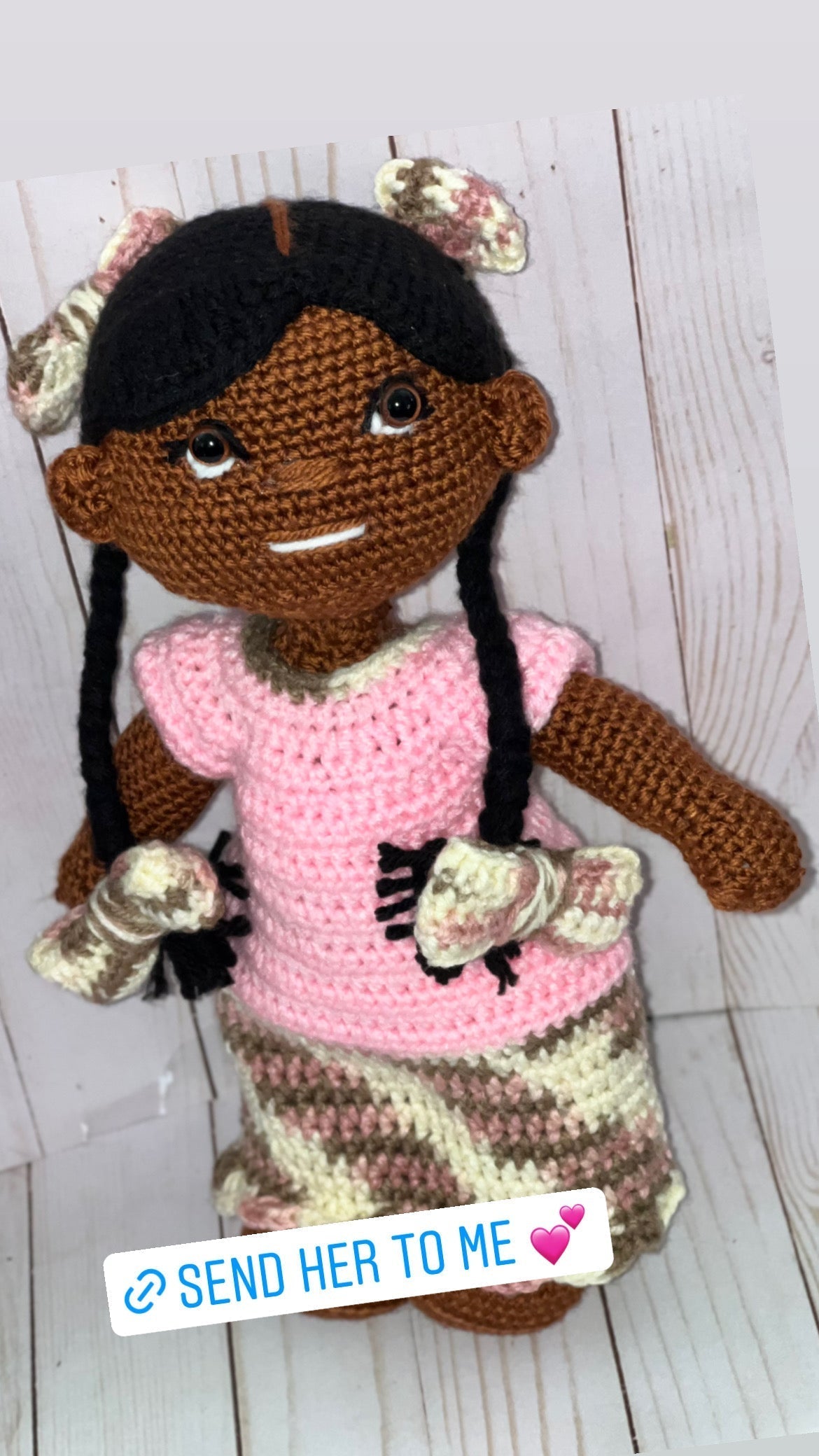 Custom Crochet Doll Raffle- Five Entries