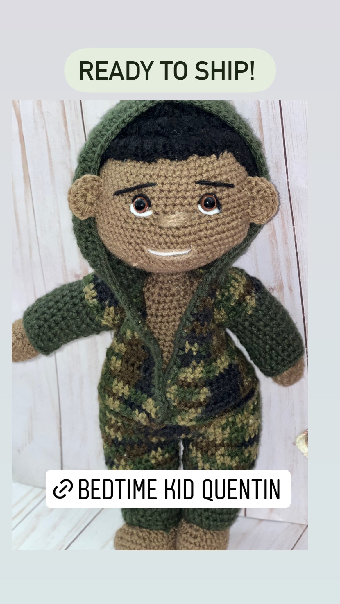 Custom Crochet Doll Raffle- Five Entries